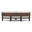 Back of Four Hands Delancy Outdoor Sofa in Arashi Salt on a white background at Addison West