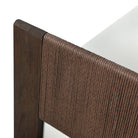 Close up of Four Hands Delancy Outdoor Sofa in Arashi Salt on a white background at Addison West