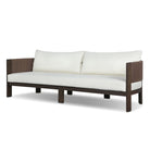 Four Hands Delancy Outdoor Sofa in Arashi Salt on a white background at Addison West