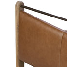 Close up of Four Hands Dina Bed in Sonoma Chestnut, Queen on a white background at Addison West