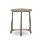 Four Hands Dupree End Table in Washed Oak on a white background at Addison West