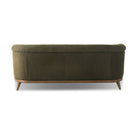 Back of Four Hands Ellsworth Sofa in Sutton Olive on a white background at Addison West