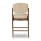 Back of Four Hands Esther Bar & Counter Stool in Lavon Flint on a white background at Addison West