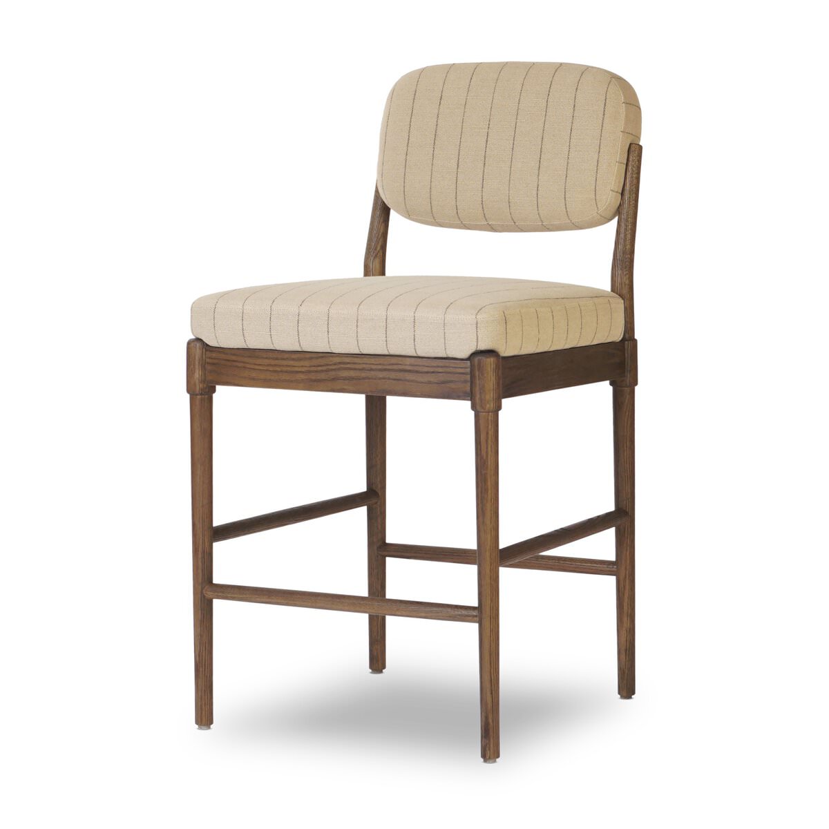 Four Hands Esther Bar & Counter Stool in Lavon Flint on a white background at Addison West
