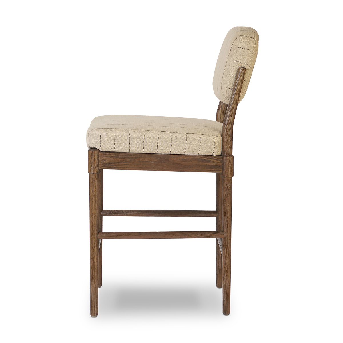 Four Hands Esther Bar & Counter Stool in Lavon Flint on a white background at Addison West