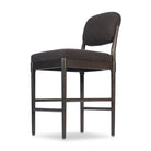 Four Hands Esther Counter Stool in Antwerp Noir on white background at Addison West.