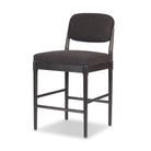 Four Hands Esther Counter Stool in Antwerp Noir on white background at Addison West.