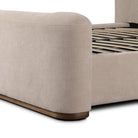 Four Hands Fane Bed in Crypton Holland Sand, Queen on white background at Addison West.