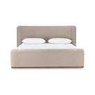Four Hands Fane Bed in Crypton Holland Sand, Queen on white background at Addison West.