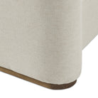 Four Hands Fane Bed in Crypton Nomad Snow, Queen on white background at Addison West.