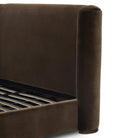 Four Hands Fane Bed in Crypton Surrey Mink, Queen on white background at Addison West.