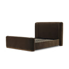 Four Hands Fane Bed in Crypton Surrey Mink, Queen on white background at Addison West.