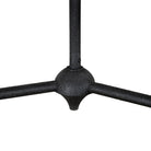 Close up of Four Hands Fiorella Chandelier in Black Wrought Iron on a white background at Addison West