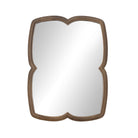 Four Hands Floret Mirror in Cocoa Oak on a white background at Addison West