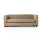 Four Hands Gidget Sofa in Sheepskin Camel on white background at Addison West.