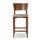 Four Hands Grady Counter Stool in Alcala Taupe on a white background at Addison West