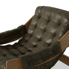 Four Hands Halston Chair in Dulane Moss on white background at Addison West.