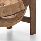 Close up of Four Hands Halston Chair in Palermo Drift on a white background at Addison West