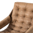 Close up of Four Hands Halston Chair in Palermo Drift on a white background at Addison West