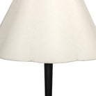 Close up of Four Hands Isabeau Floor Lamp in Black Wrought Iron on a white background at Addison West