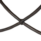 Close up of Four Hands Jade Accent Stool in Crypton Wayfarer Sienna on a white background at Addison West
