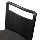 Four Hands Jessen Counter Stool in Gibson Black on white background at Addison West.