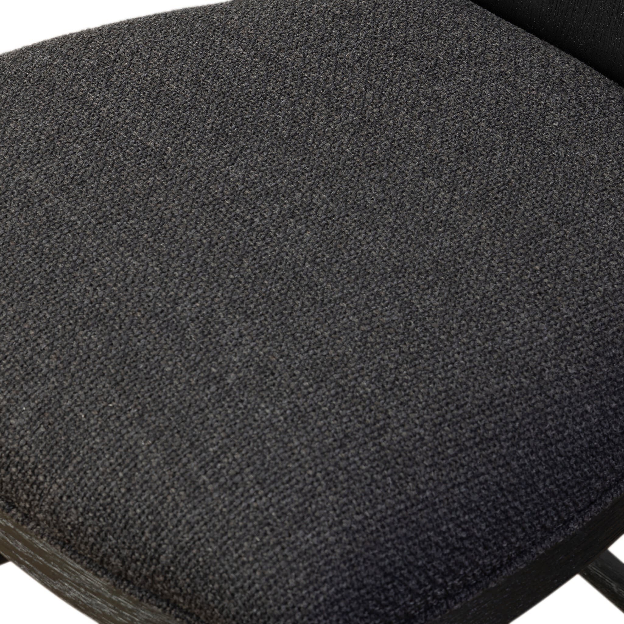 Four Hands Jessen Counter Stool in Gibson Black on white background at Addison West.