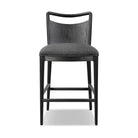 Four Hands Jessen Counter Stool in Gibson Black on white background at Addison West.