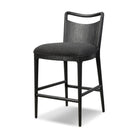 Four Hands Jessen Counter Stool in Gibson Black on white background at Addison West.