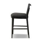 Four Hands Jessen Counter Stool in Gibson Black on white background at Addison West.