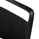 Four Hands Jessen Dining Chair Gibson in Black on white background at Addison West.