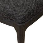 Four Hands Jessen Dining Chair Gibson in Black on white background at Addison West.
