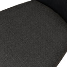Four Hands Jessen Dining Chair Gibson in Black on white background at Addison West.