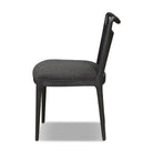 Four Hands Jessen Dining Chair Gibson in Black on white background at Addison West.