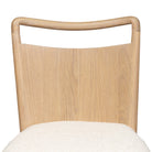 Four Hands Jessen Dining Chair Gibson in Charter Oatmeal on white background at Addison West.
