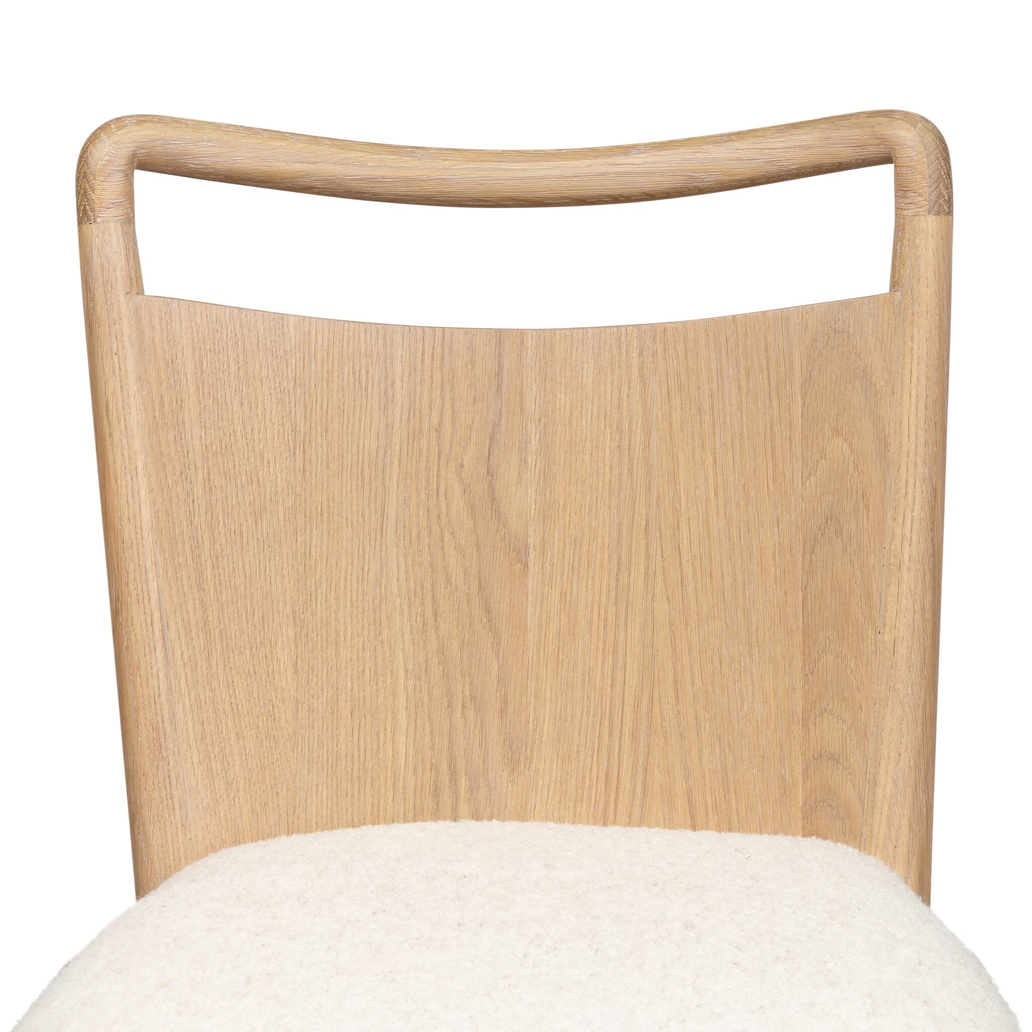 Four Hands Jessen Dining Chair Gibson in Charter Oatmeal on white background at Addison West.