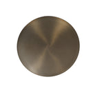 Four Hands Jocelyn End Table in Dark Brass on white background at Addison West.