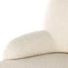 Four Hands Kadon Chaise Lounge In Natural Sheepskin on a white background