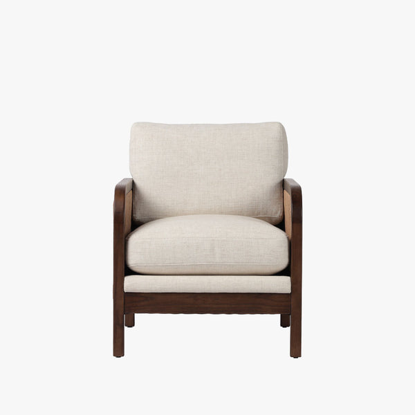 Four Hands Kalani Chair In Alcala Cream on a white background