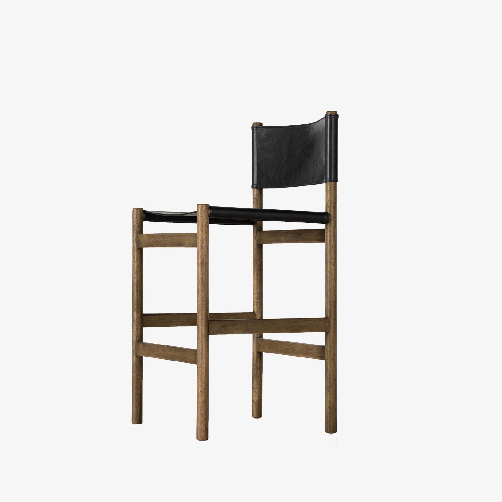 Four Hands Kena Bar Stool In Sonoma Black
