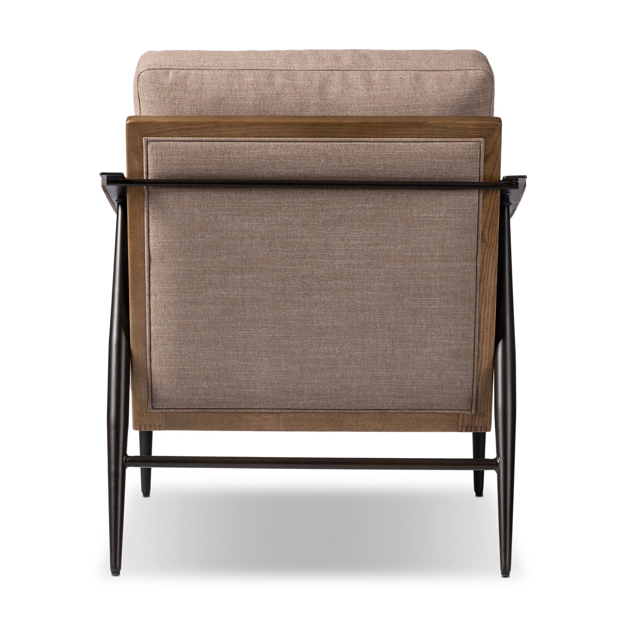 Four Hands Kennedy Chair in Crypton Nomad Taupe on white background at Addison West.