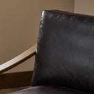Four Hands Kennedy Chair in Sonoma Black living room at Addison West.