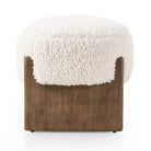 Side of Four Hands Kirby Accent Bench in Andes Natural on a white background at Addison West
