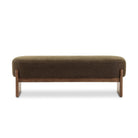 Four Hands Kirby Accent Bench in Sutton Olive - 60" on white background at Addison West.
