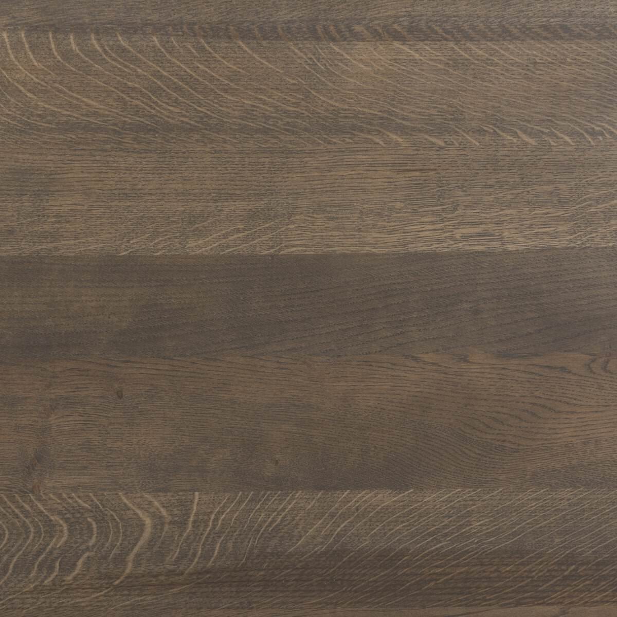 Close up of Four Hands Large Zion Nesting Coffee Table in Grey Tobacco Oak on a white background at Addison West