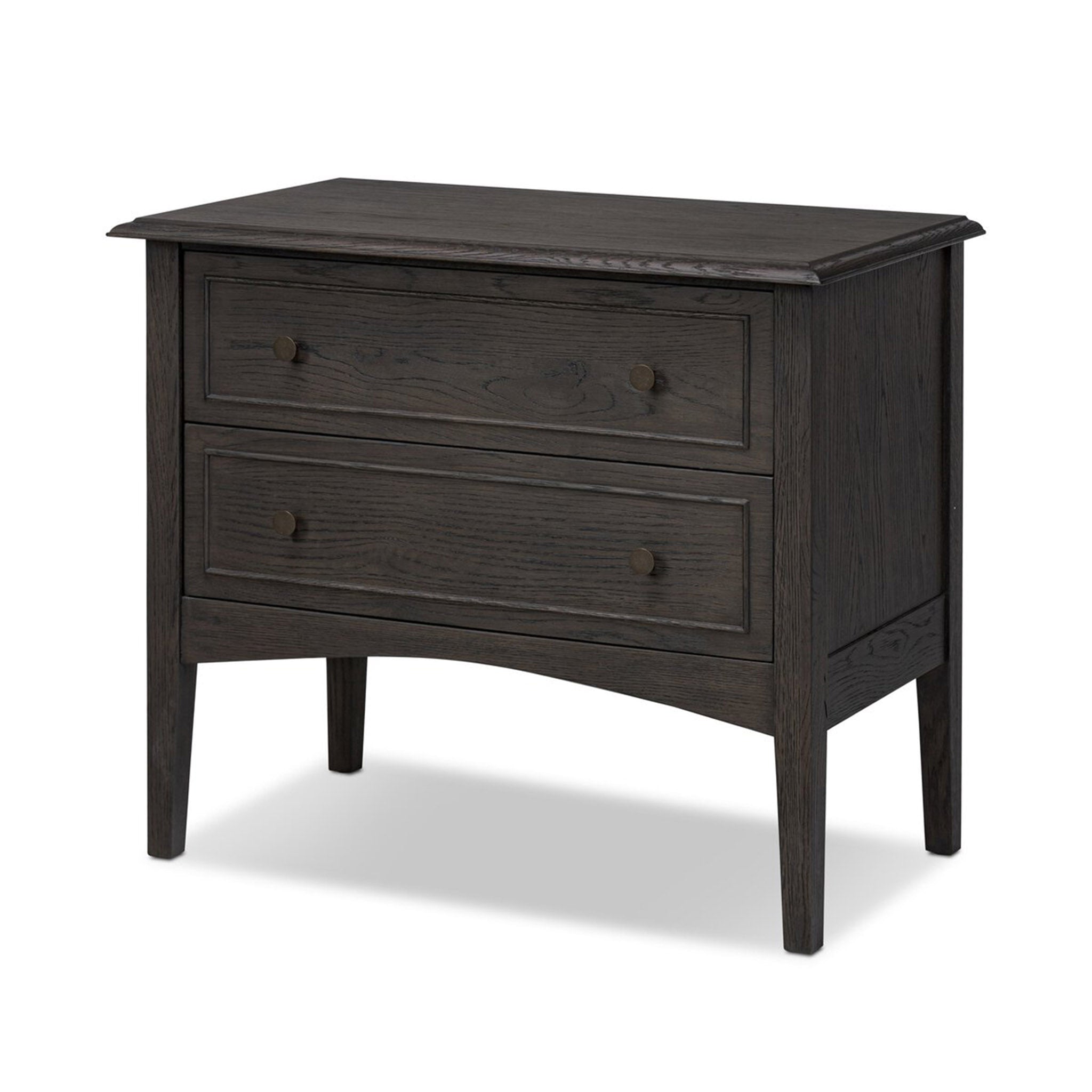 Four Hands Maggie Nightstand in Smoked Black Oak Veneer – Addison West