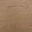 Four Hands Mariella Nightstand in Beige Painted Linen on white background at Addison West.