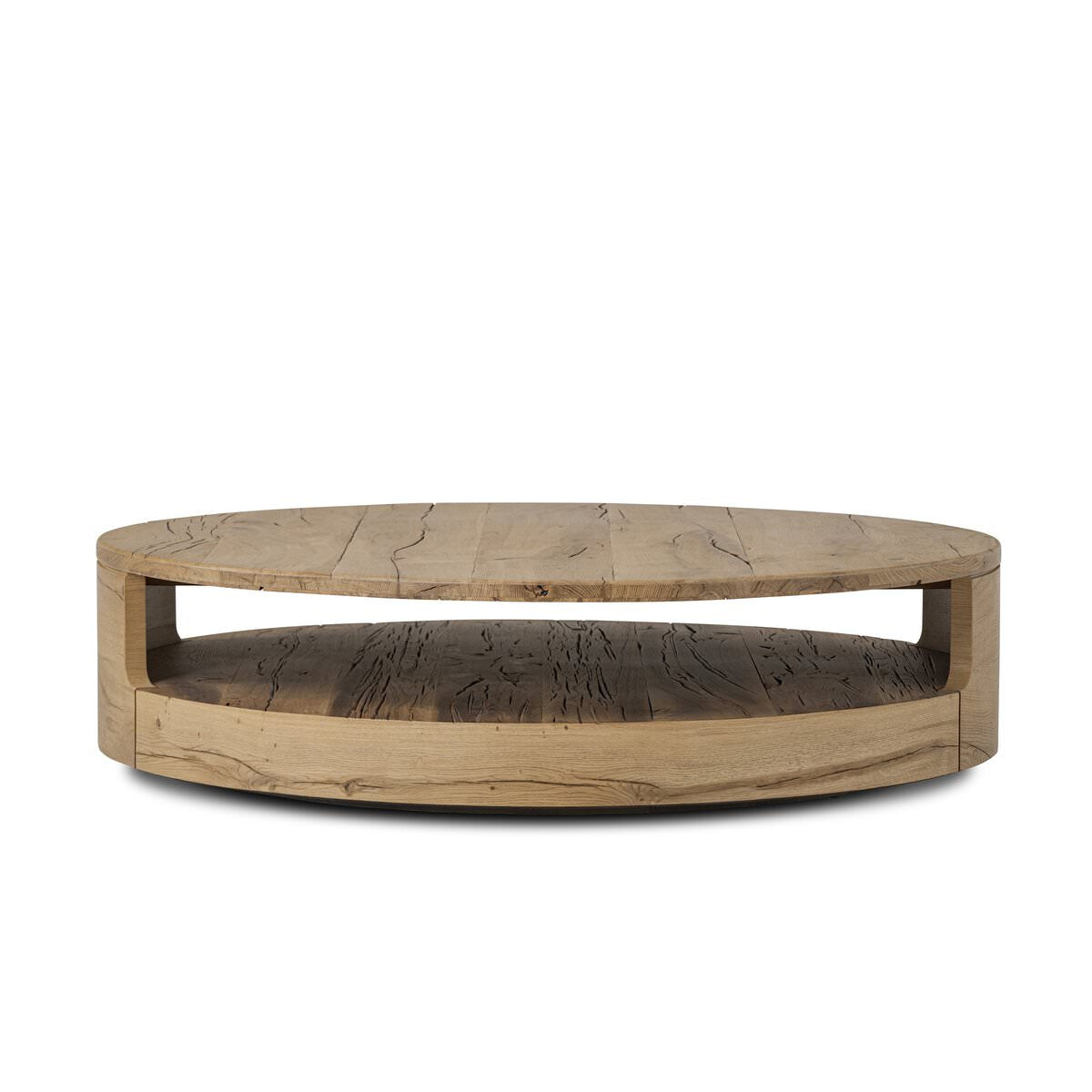 Four Hands Matheus Coffee Table in Natural Reclaimed French Oak
