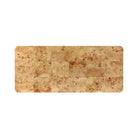 Top of  Four Hands Mullins Desk in Natural Mappa Burl on a white background at Addison West