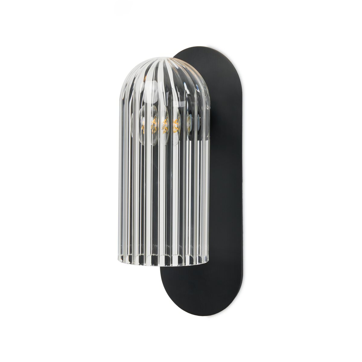Four Hands Odyssey Sconce in Black Gunmetal on a white background at Addison West
